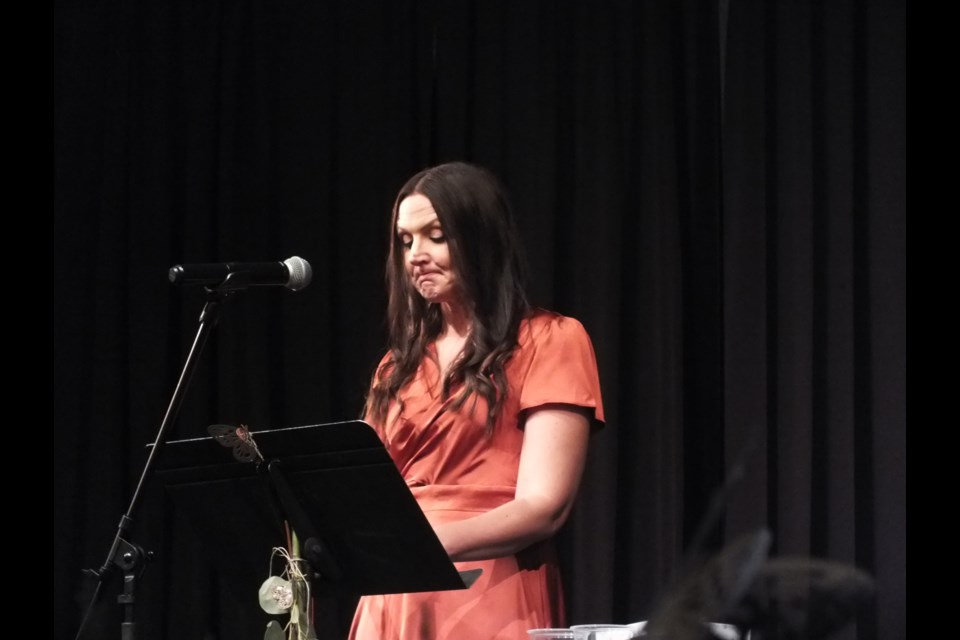 Cochrane Pregnancy Care Centre executive director Danelle Schwab shared her story at the gala Nov. 18
