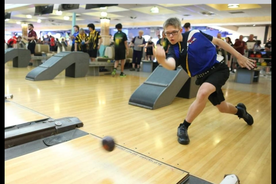 Jordan Loewen in action at the Canadian championships in Oshawa earlier this month.