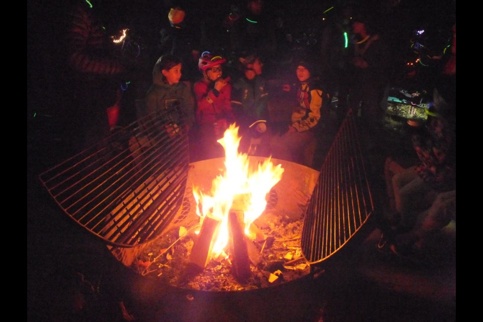 Bike Cochrane hosted a Glow Bike ride at Mitford Park last Friday.