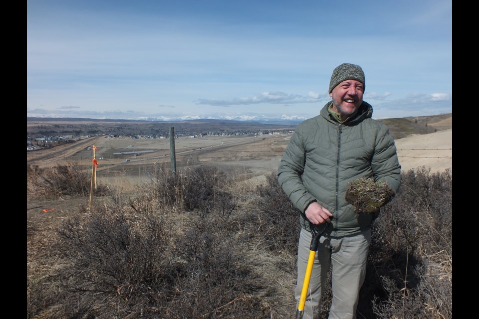 Stephan Doutre would found hunting for crocuses just as exciting as skiing.