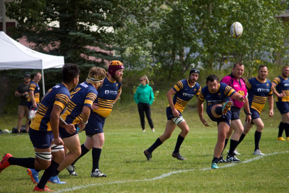 The Bow Valley Grizzlies Rugby Club men's team bested the Banff Bears, 45-24 during their match on Aug. 12 at Mitford Park. 