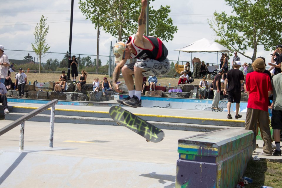 Skateboarders showed off their tricks and skills at the Zero Gravity Skatepark for Shredz Fest 2023 on June 10.