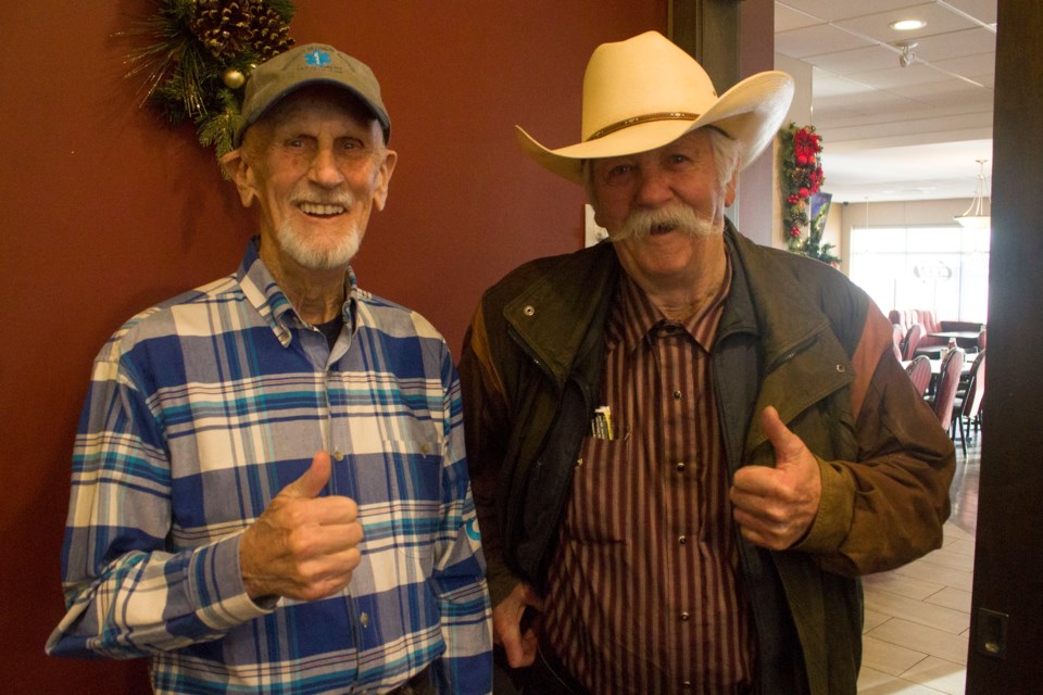 (Left to right) Doug Davis and Bob "Bullet" Willis, the first paramedics on scene during the 1974 Black Friday shooting.