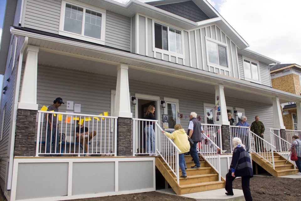 Students of Building Futures Cochrane showcased their projects inside of a duplex that they built from the ground up, at their 10th Anniversary Exhibition of Learning in Rivercrest Common on June 12.