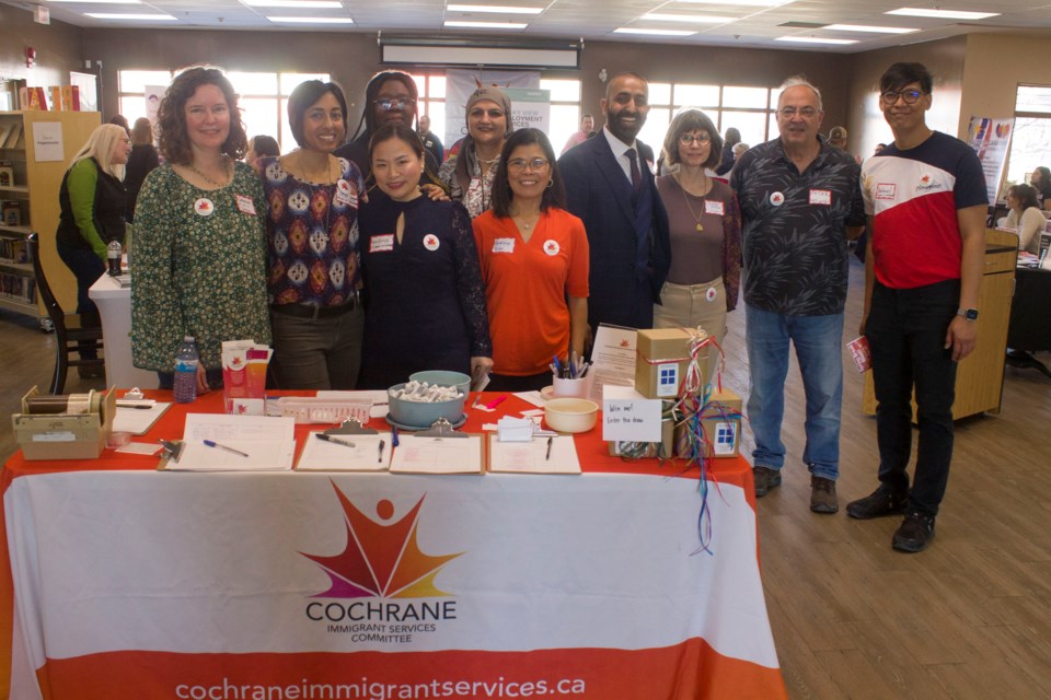 The Cochrane Immigrant Services Committee hosted a their annual Leaves Abound from All Around event at the Cochrane Public Library to welcome newcomers to town, on Mar. 16.