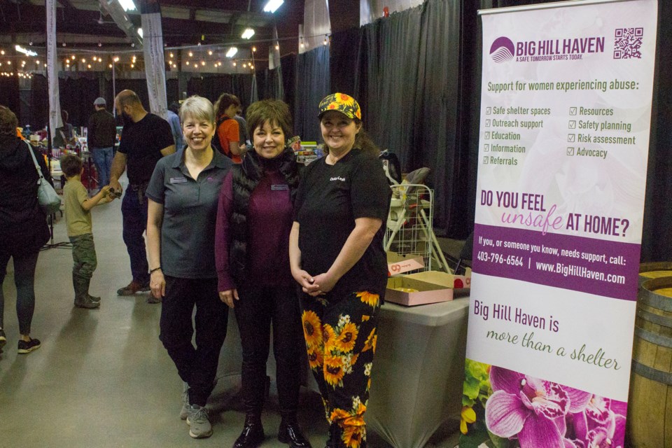 Debbie Leah (Right), with Wanda McGinnis (Middle) and a member of Big Hill Haven.