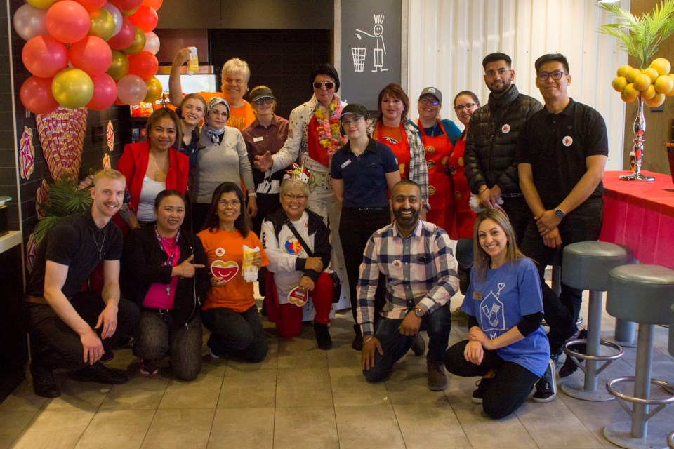 The McDonalds restaurant in Fireside teamed up with members of the community to work towards a good cause on McHappy Day that took place on May 8.