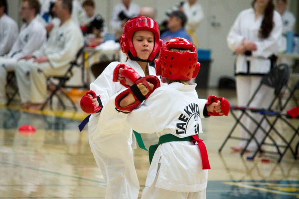 Cochrane's Trinity Taekwon-Do hosted their annual Trinity-Horizon Inter-Club Competition at the Bearspaw Christian School on Jan. 27.