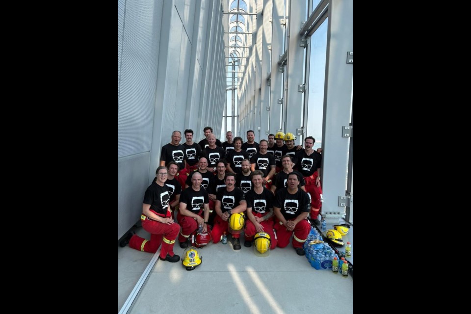 The Cochrane Fire Services show out at the 2025 Firefighters Stairclimb Challenge. 