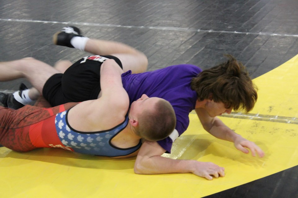 The Cochrane Cowboys Invitational wrestling tournament took place at the SLS Centre on Saturday, March 29. 