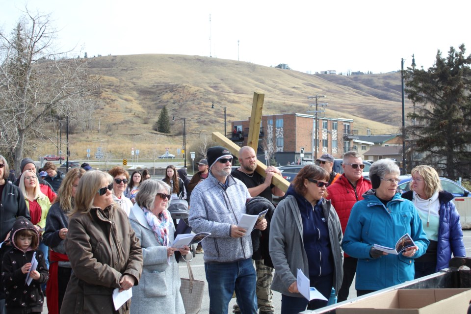 The Cochrane and Area Community Walk of the Cross brought out Christian devotion on a beautiful morning on April 18.