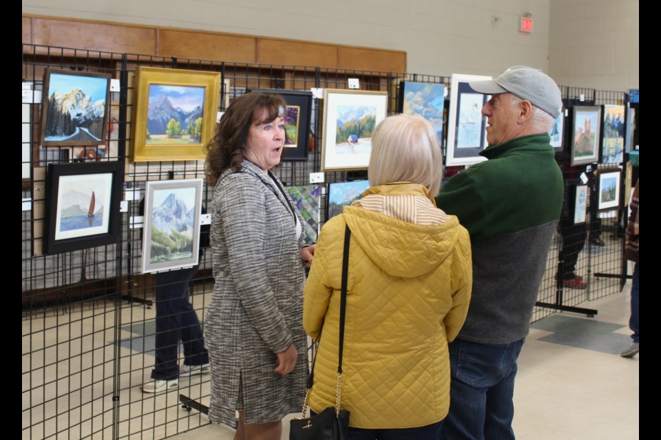 The Foothills Art Club held its 2025 Spring Art Show and Sale on Saturday, April 12 at St. Andrew's United Church. The show featured artists from throughout the region with a special section of the show dedicated to Cochrane's Bow River area called "Visions of Cochrane." 