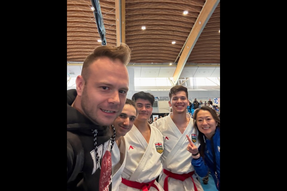 From Left to Right: Adam Wackershauser, Vince Thottungal, Yuki McNeil, Brooklyn Carter, Hidemi Uchiage