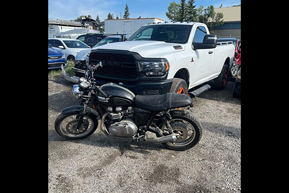 The recovered stolen property includes a 2023 Dodge Ram pickup, a 2013 Triumph Thruxton 900 motorcycle, a holiday and utility trailer and two aesthetic laser devices.
