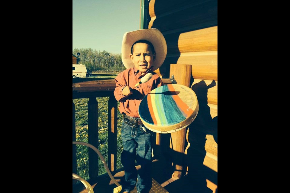 Colby Wesleybeaver dressed like he's all set for a rodeo. Submitted photo.