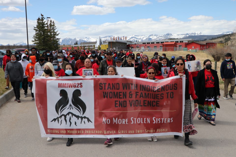 20220511 MMIWG2S March in Morley 3 JL