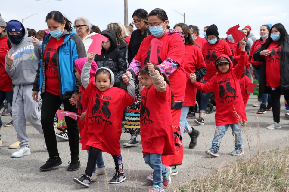 20220511 MMIWG2S March in Morley 6 JL