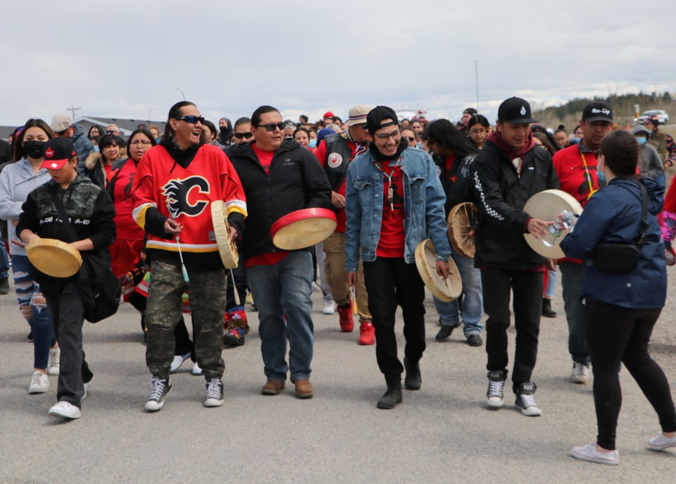 20220511 MMIWG2S March in Morley 8 JL