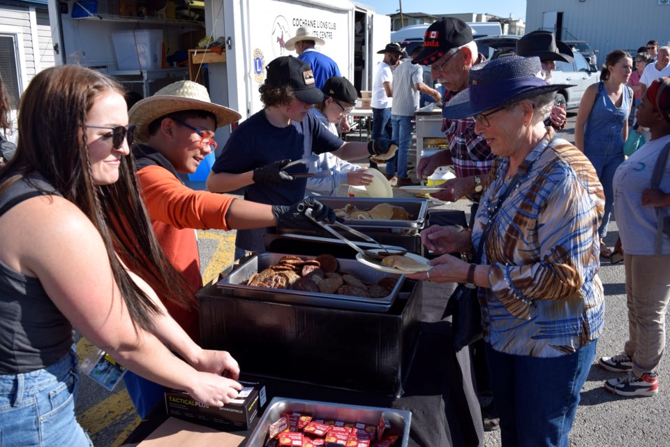 BGC Cochrane and the Lions Club hosted a pancake breakfast Thursday morning. 