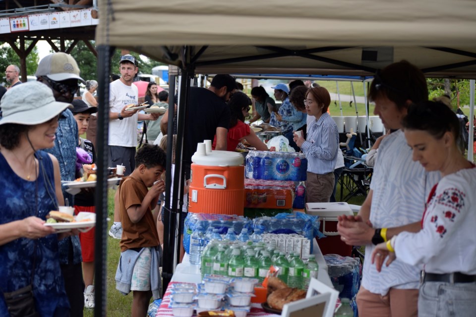 The Black Cochrane Community partnered with the Town of Cochrane and other community groups to put on a Multi-cultural barbecue at Mitford Park on June 28. 