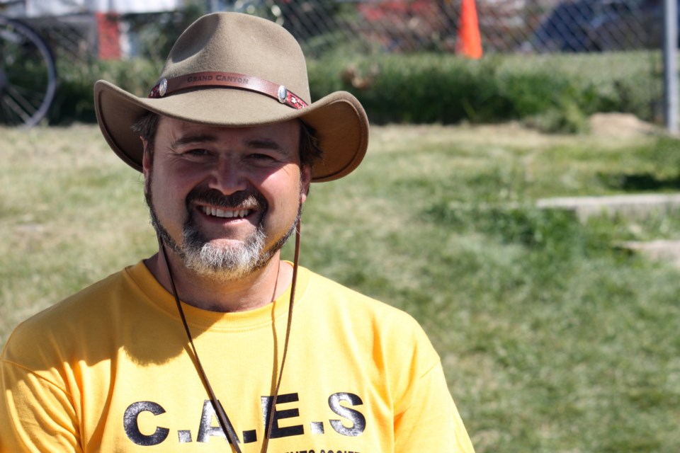Brooks Tower, the founder of the Cochrane and Area Events Society at an event in 2011. Submitted photo.