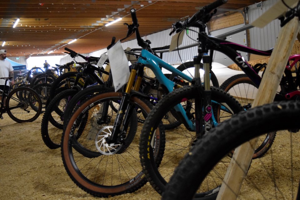 Bike enthusiasts flocked to the lower barn of the Cochrane Ag. Society grounds for the Bike Cochrane bike swap on April 26.