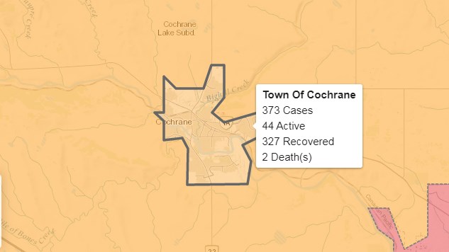 COVID map March 15
