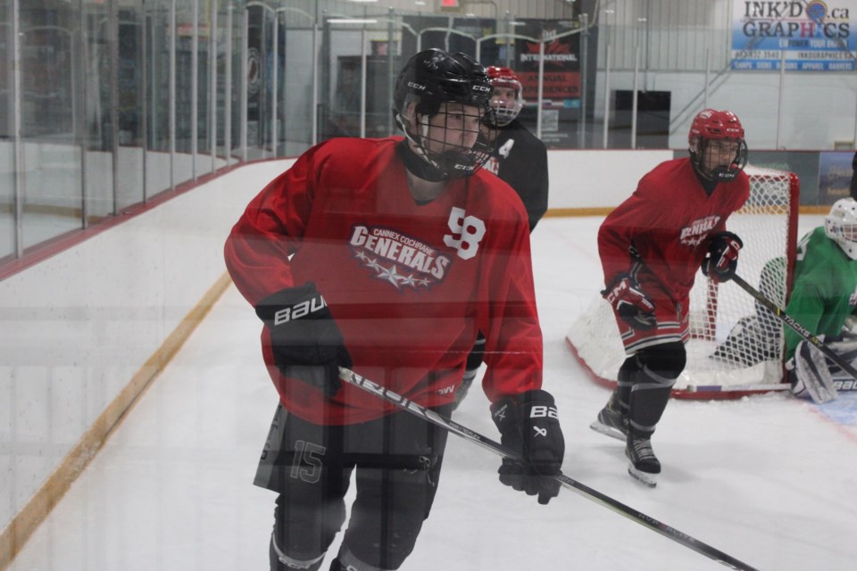 The Cochrane Generals held its summer training camp over the long weekend. Skaters competed to make the Generals on August 30. 