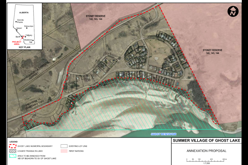 An image of the proposed annexation zone. 