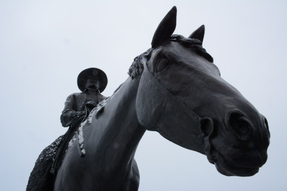 "Men of Vision" bronze by Malcom MacKenzie. Photo by Chrissy Da Silva