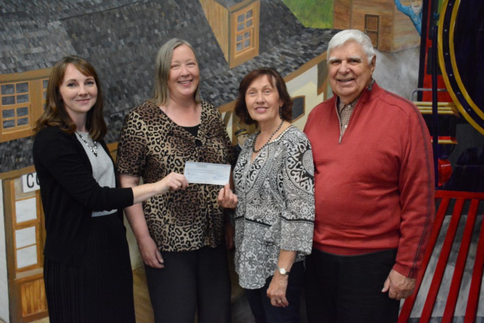 (Left) Sarah Birch, Rose Reid, Myrna Miller and Michael DeNicola.