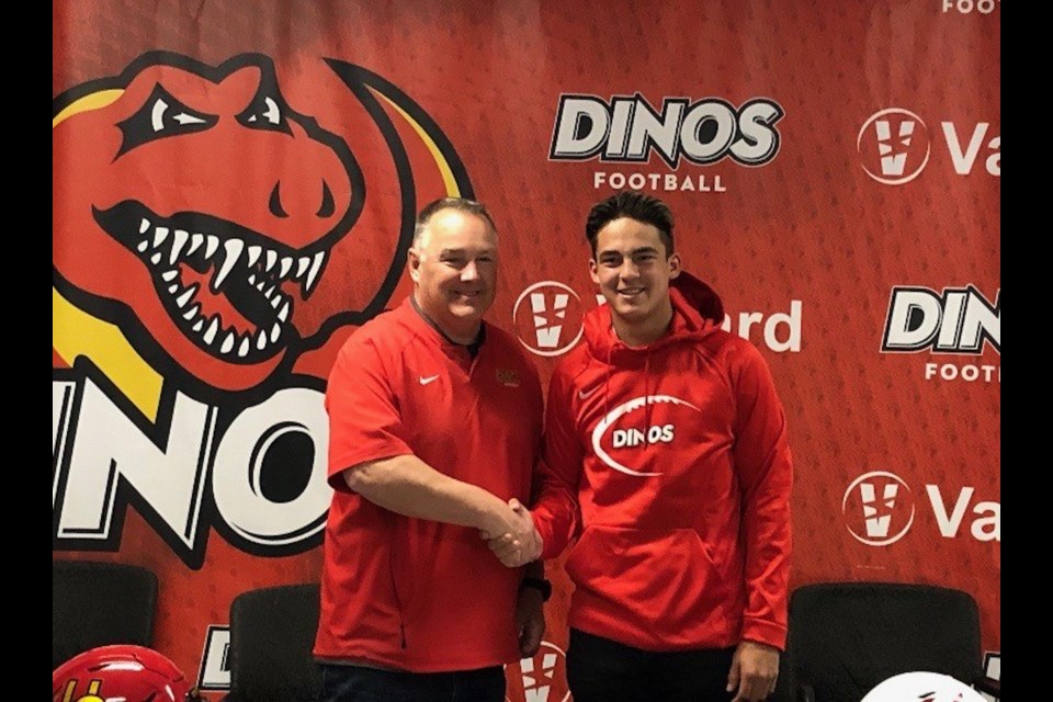 Dawson Gladue has signed with the Calgary Dinos. 

Submitted Photo