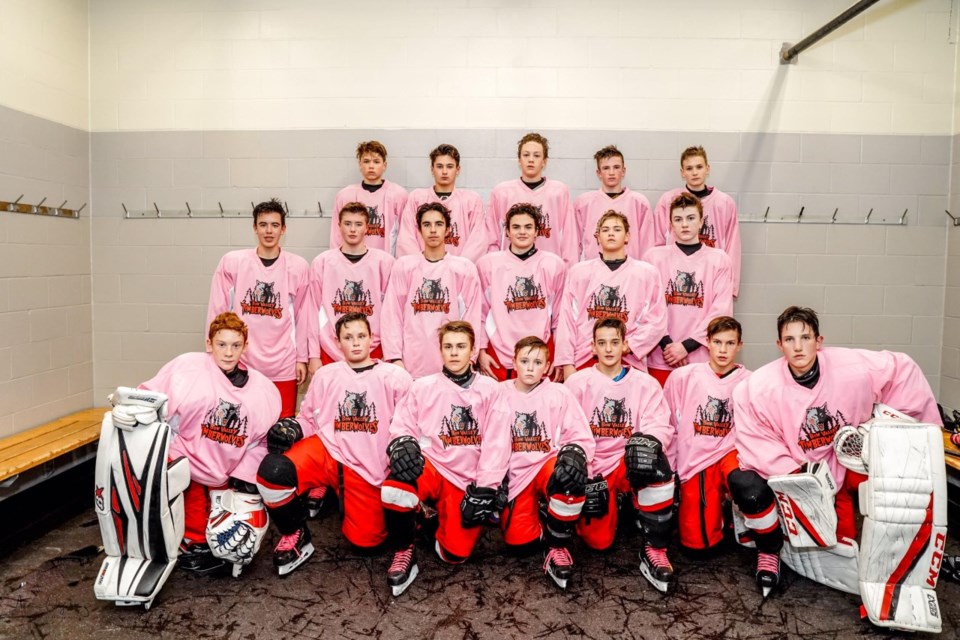 T-Wolves Pink the Rink