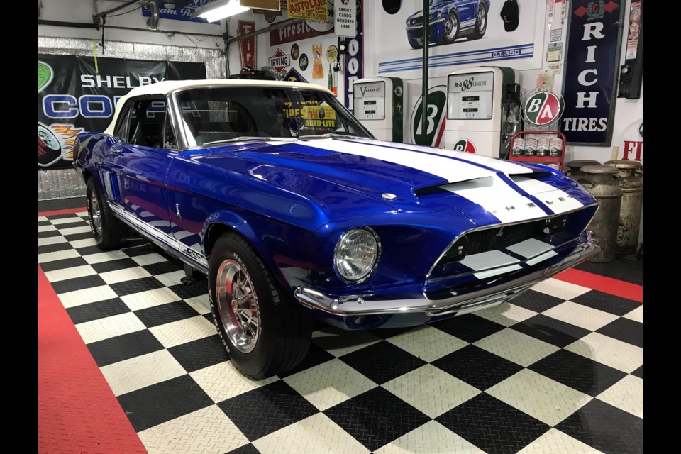 Kent Van Iderstine 1968 Mustang convertible Shelby Clone sits in his garage. Submitted Photo