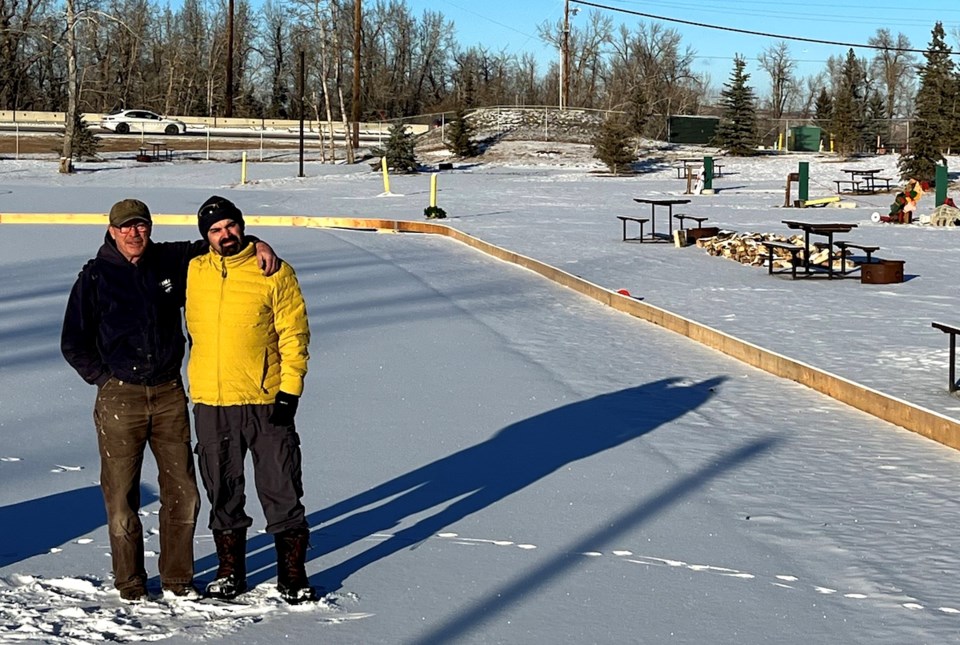 BD campground ice rink