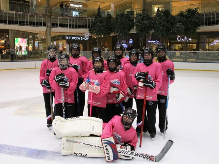 Cochrane Rockies under-14-year-old (U14) ringette team raised $12,040 for the Jan. 23-25 Ringette Scores for Cancer ringette tournament in Edmonton. In total, Cochrane teams