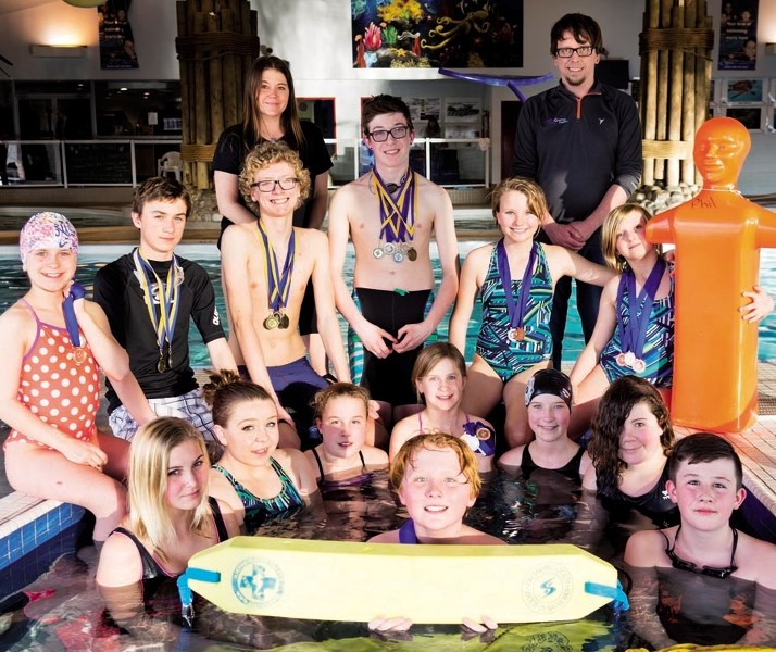 The Cochrane Water Ninjas won medals at a swimming/lifesaving competition in Edmonton.