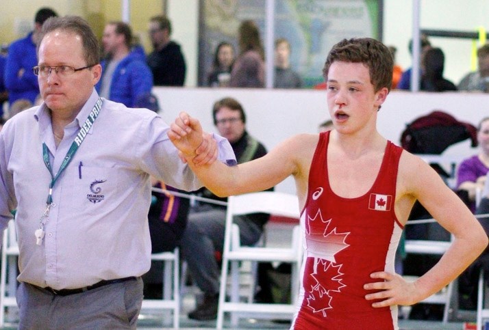 Cochrane Cowboys wrestler Brendan McKeage is wrestling in the 50-kilogram class at the Canadian Cadet/Juvenile Wrestling Championships starting April 10 in Fredericton, N.B.