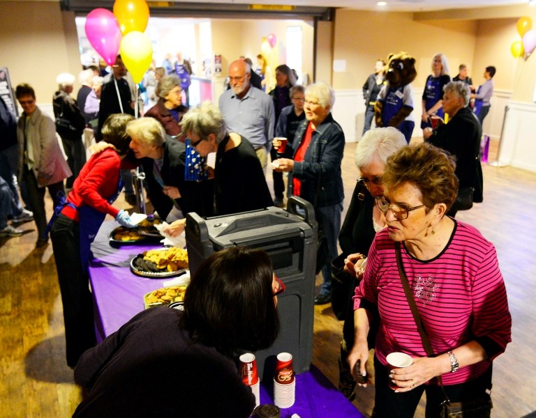 Volunteers were celebrated at the Cochrane Movie House.