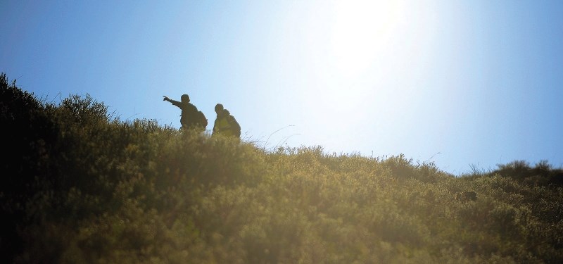 Cochrane Search and Rescue went through a training scenario May 9 at Big Hill in Rocky View County.