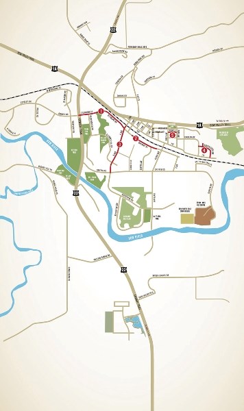 Cochrane road work.