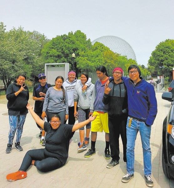 Morley Community School students are pedaling with Two Wheel View, leaving Lake Louise May 29 and arriving in Morley June 2.