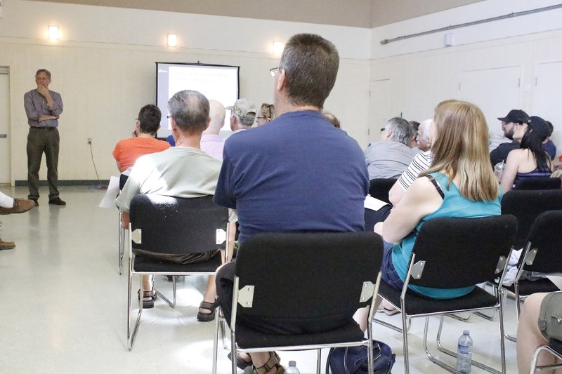 The province held an open house on Ghost Lake water levels.