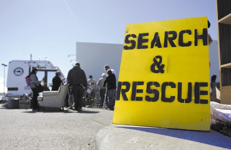 Cochrane Search and Rescue held its annual garage sale at Spray Lake Sawmills Family Sports Centre June 20.