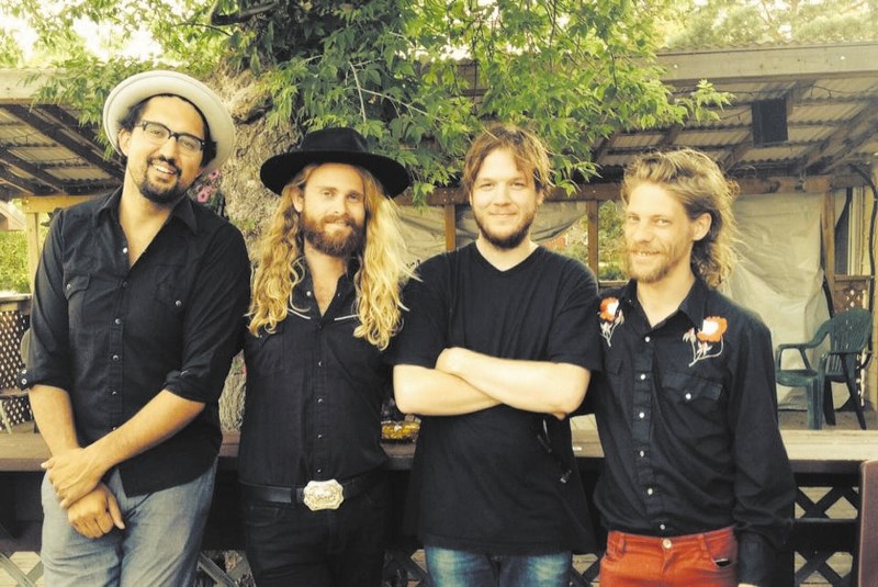 Dominique Fricot, Benjamin James Caldwell, Pieter Van Vliet and Olaf Caarls make up the Folk Road Show.