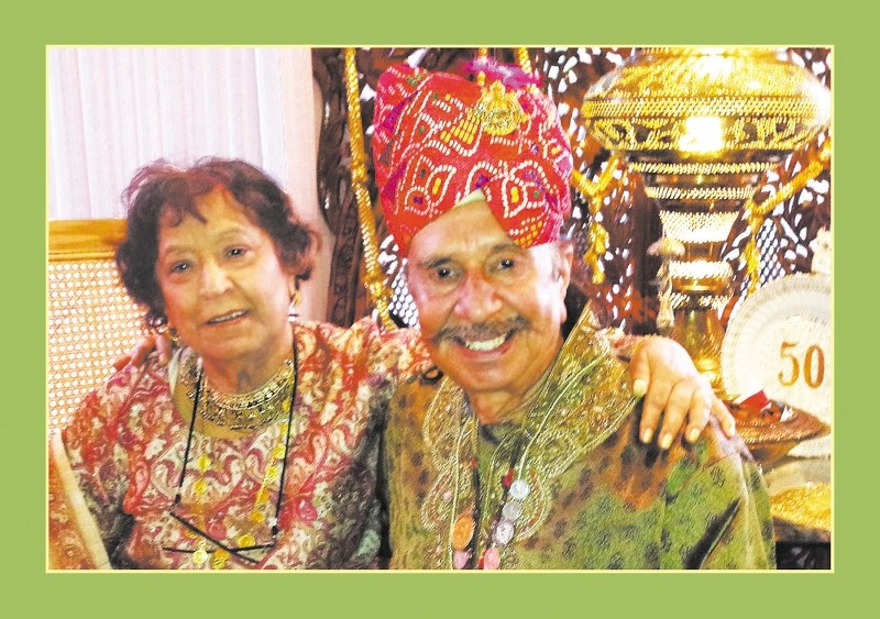 Rome and Sue Anand, original owners of Cochrane&#8217;s Jaipur Indian Cuisine Restaurant, celebrated their 50th anniversary amid a houseful of guests who, like themselves,