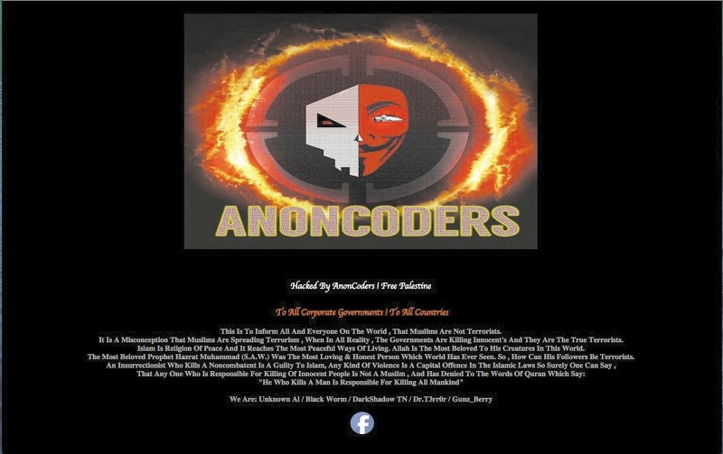AnonCoders hacked Cochrane BMX Assotiation&#8217;s website.