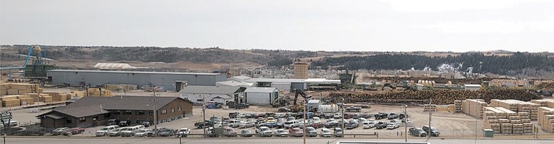 Spray Lake Sawmills.