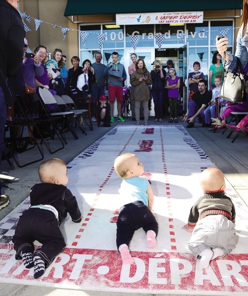 &#8216;Crawlers&#8217; between the ages of 0-12 months and &#8216;toddlers&#8217; between 12-24 months will make their way to the start line in Grand Avenue Pharmacy&#8217;s