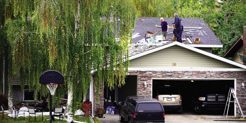 A new roof is installed Sept. 19, which is a good way to get ready for a cold winter.